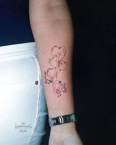 Lisa Simpson tattoo 042
