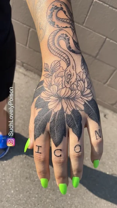 Lovely Poison Tattoos tattoo 028