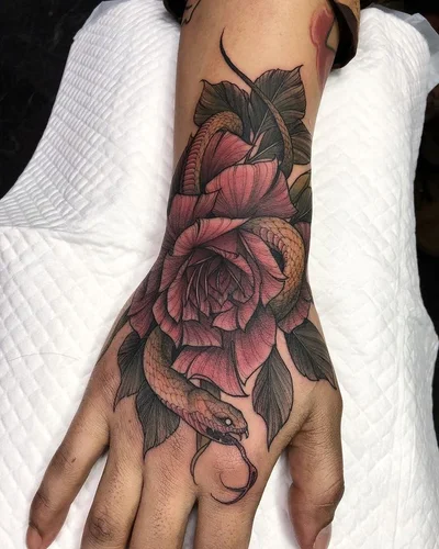 Swan tattoo 007