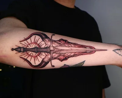 Swan tattoo 008