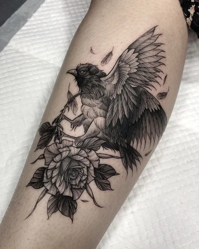 Swan tattoo 013