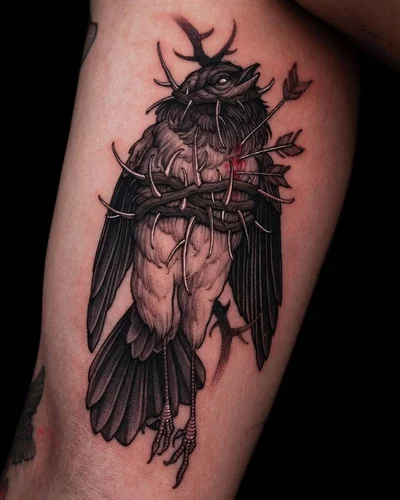 Swan tattoo 015