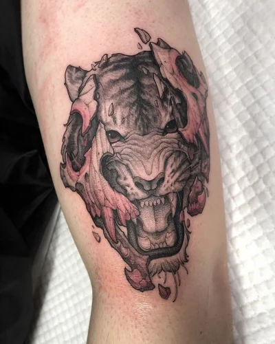 Swan tattoo 016