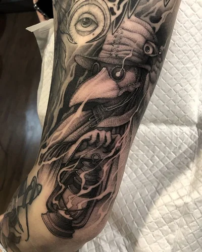 Swan tattoo 018