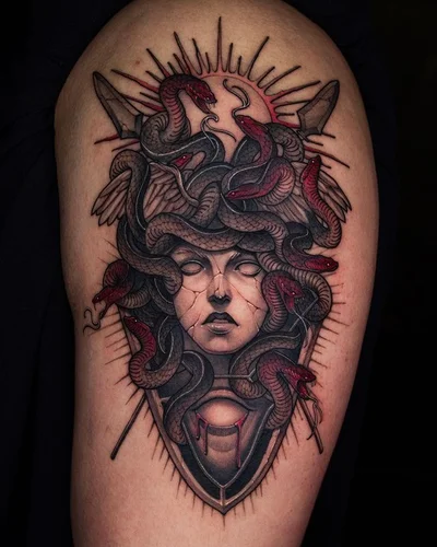 Swan tattoo 019