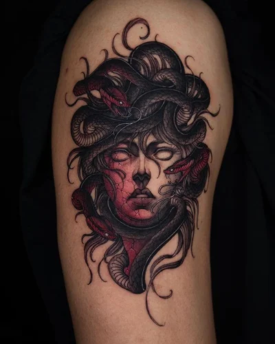 Swan tattoo 024