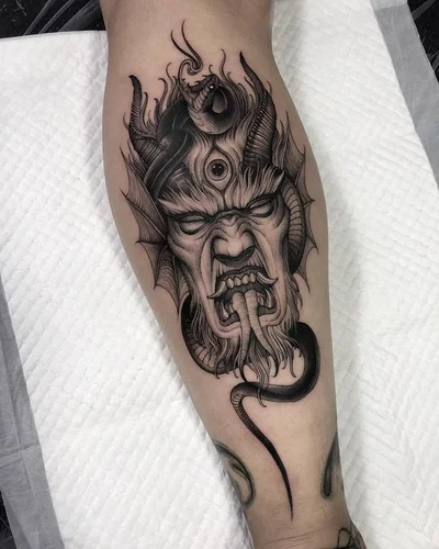 Swan tattoo 027