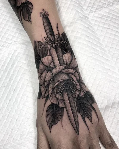 Swan tattoo 029