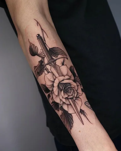 Swan tattoo 030
