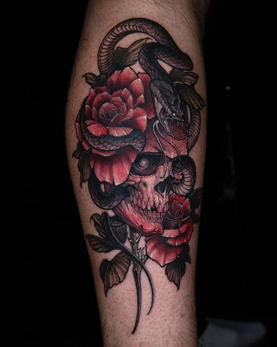 Swan tattoo 036