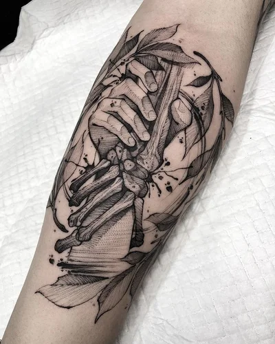 Swan tattoo 037