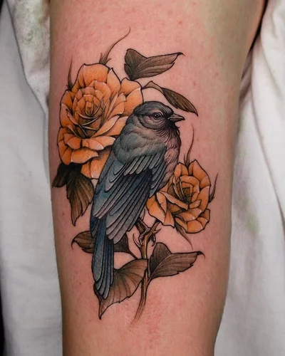 Swan tattoo 040