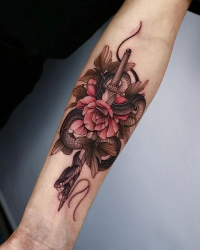 Swan tattoo 043