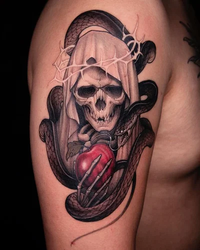 Swan tattoo 045
