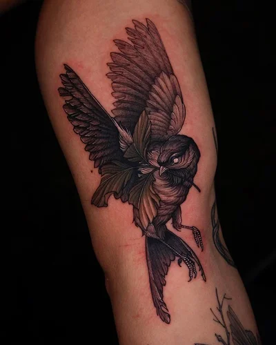 Swan tattoo 049