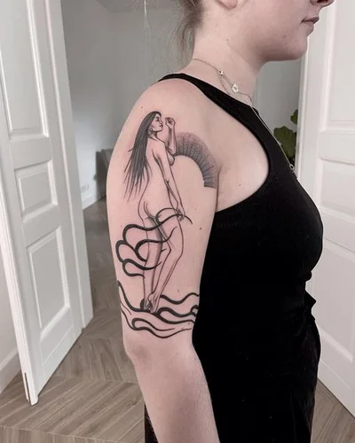 Szogun Ciernistych Krzewów tattoo 007