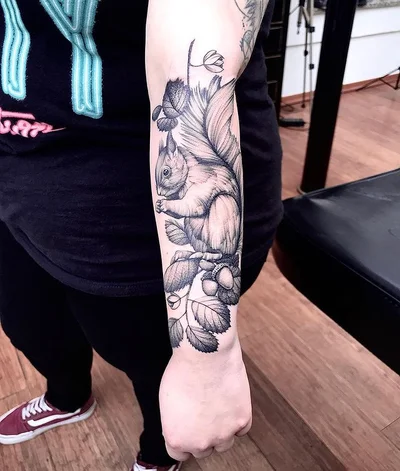 Szogun Ciernistych Krzewów tattoo 049