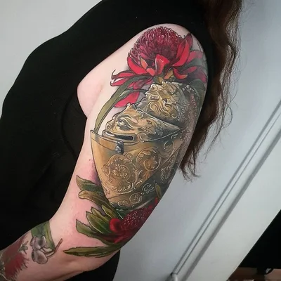 Tahlula Bear tattoo 018