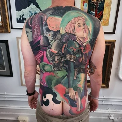 Tahlula Bear tattoo 020