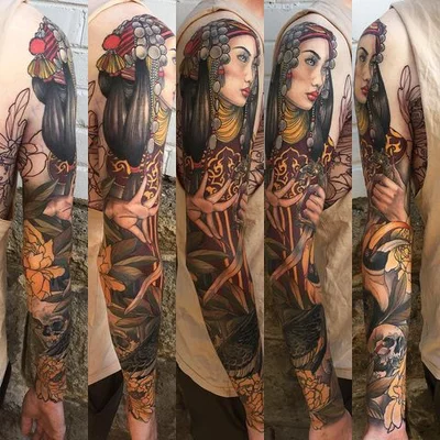 Tahlula Bear tattoo 022