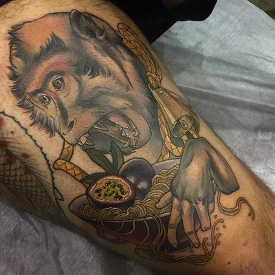 Tahlula Bear tattoo 025
