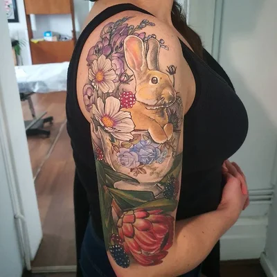Tahlula Bear tattoo 026
