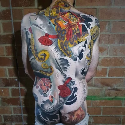 Tahlula Bear tattoo 032