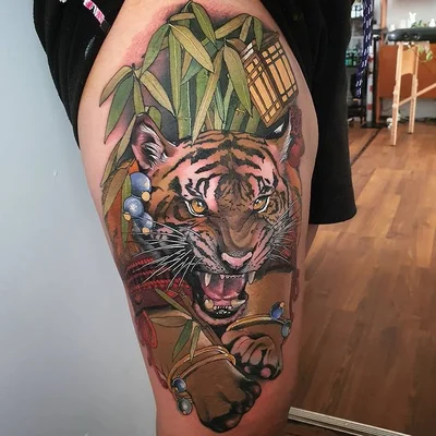 Tahlula Bear tattoo 043
