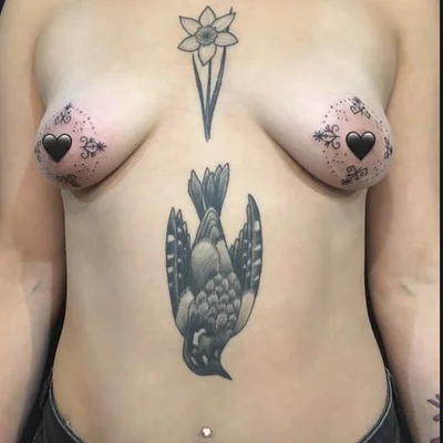 Crow B Rising tattoo 018