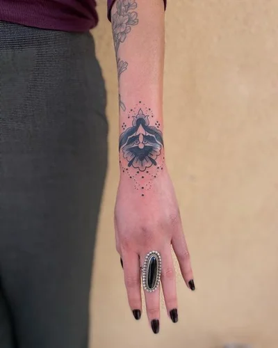 Crow B Rising tattoo 023