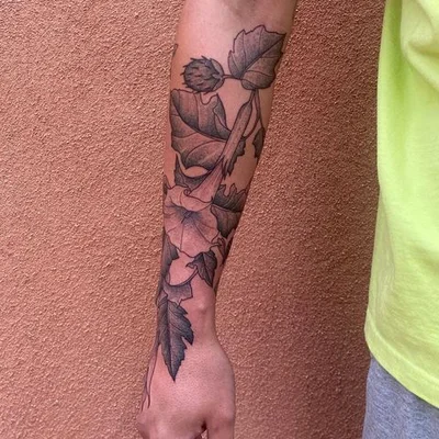 Crow B Rising tattoo 033