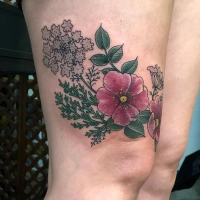 Crow B Rising tattoo 034