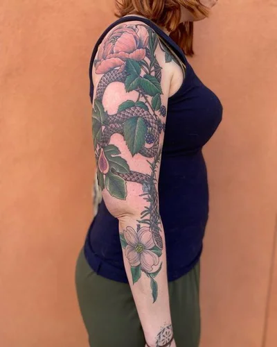 Crow B Rising tattoo 039