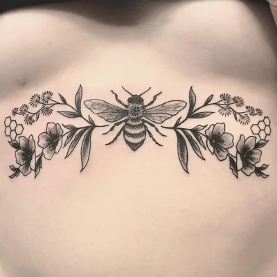 Crow B Rising tattoo 050