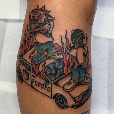 J Raindog tattoo 011