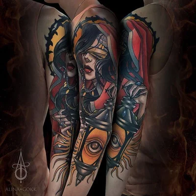 Olga Nazimova tattoo 034