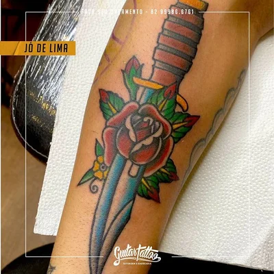 Guitar Tattoo tattoo 048