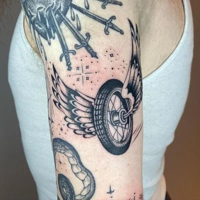 Alex Powell tattoo 010