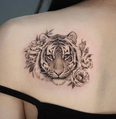 Seoultattoo Koreatattoo 호랑이타투 강아지타투 감성타투 - DH tattoo 007