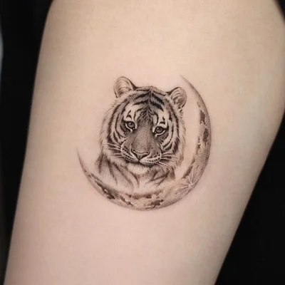 Seoultattoo Koreatattoo 호랑이타투 강아지타투 감성타투 - DH tattoo 019