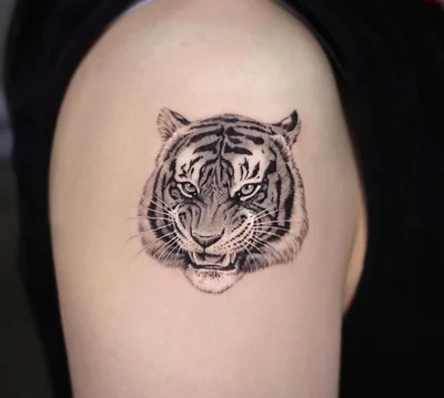 Seoultattoo Koreatattoo 호랑이타투 강아지타투 감성타투 - DH tattoo 020
