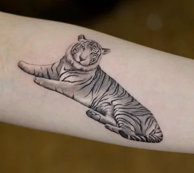 Seoultattoo Koreatattoo 호랑이타투 강아지타투 감성타투 - DH tattoo 021