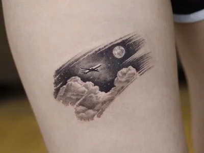Seoultattoo Koreatattoo 호랑이타투 강아지타투 감성타투 - DH tattoo 037