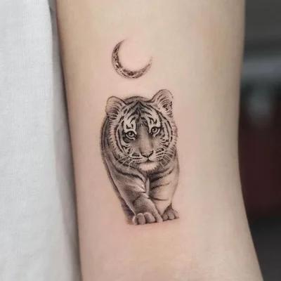 Seoultattoo Koreatattoo 호랑이타투 강아지타투 감성타투 - DH tattoo 047