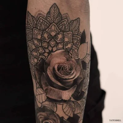 타투헬  블랙앤그레이 인물타투 동물타투 커버업타투 tattoo 012