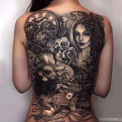 타투헬  블랙앤그레이 인물타투 동물타투 커버업타투 tattoo 021