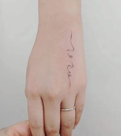 타투이스트쓰담 한글타투 한자타투 레터링타투 tattoo 009