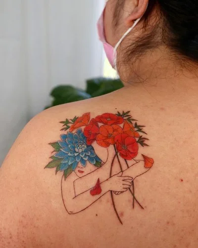 June Jung tattoo 028