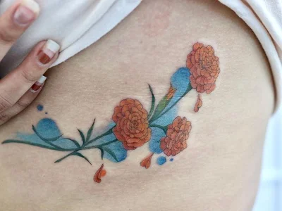 June Jung tattoo 039