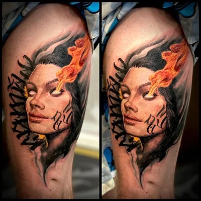 Nero Borne tattoo 049
